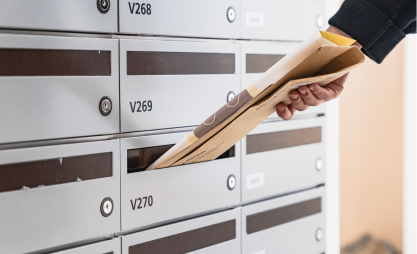 비상주사무실 우편함 및 주소지 등록 이미지