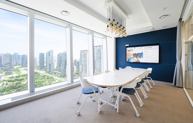 인천 최대 공유오피스 스테이지나인 송도 포스코타워점 파크/오션뷰 회의실