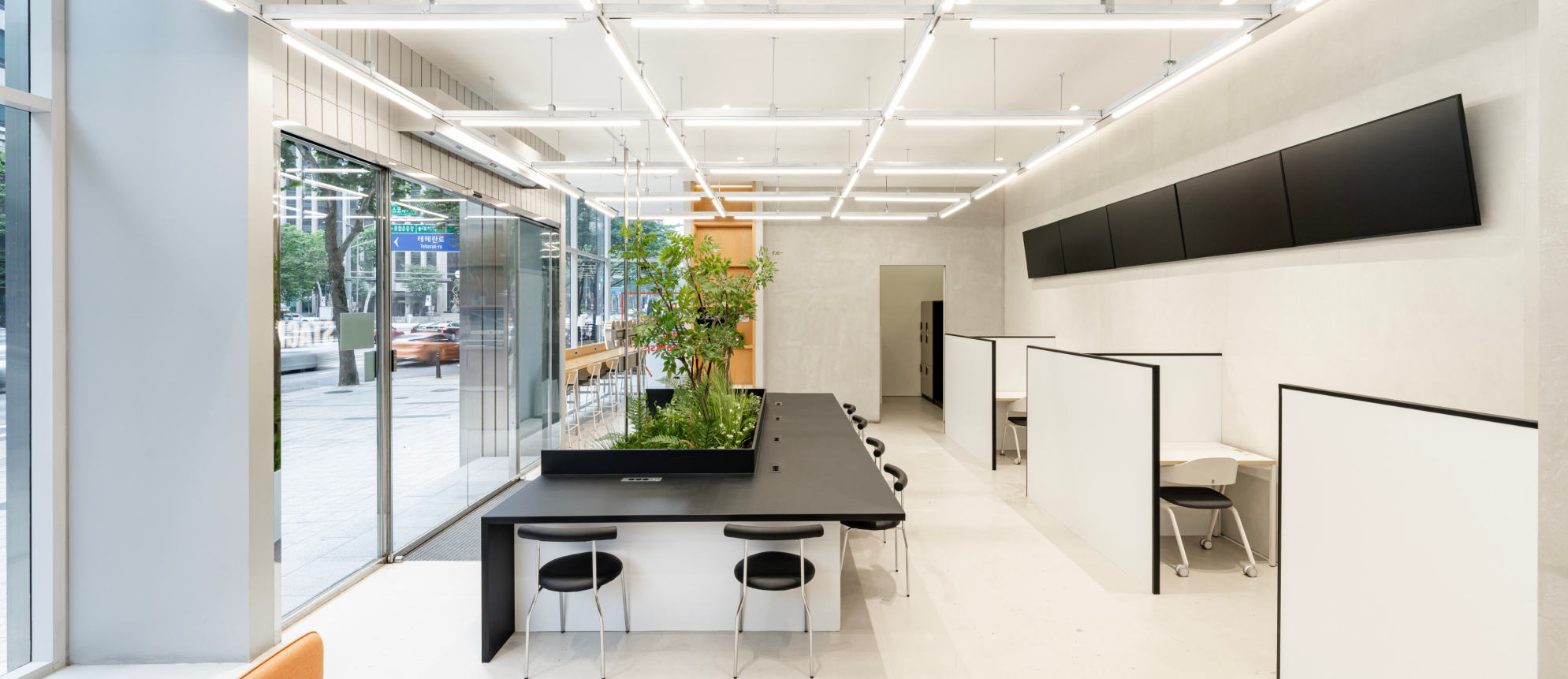 강남 사무실, 스테이지나인 삼성점 1층 대로변 라운지