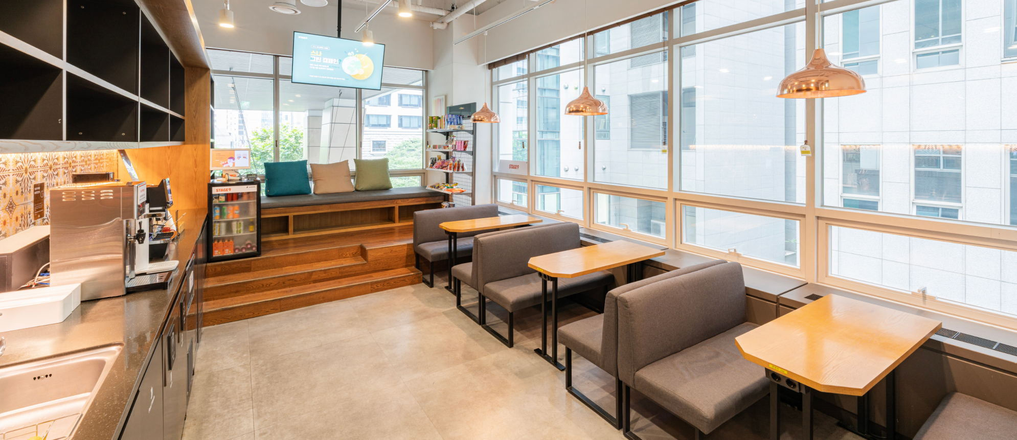 서울 선릉 공유오피스 스테이지나인 삼성점 라운지